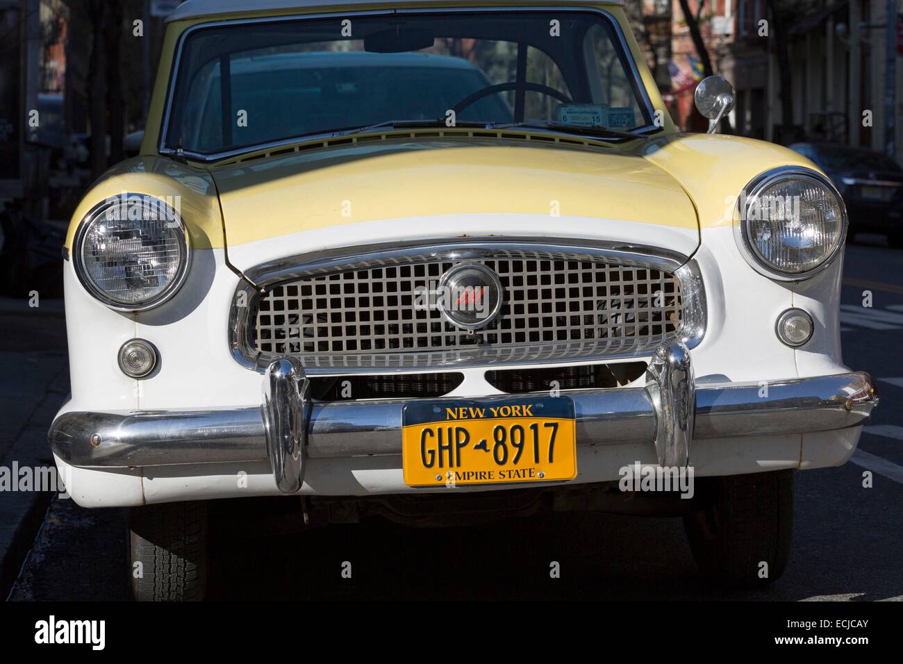 USA, New York, Manhattan, Soho, antique car, vintage car Stock Photo