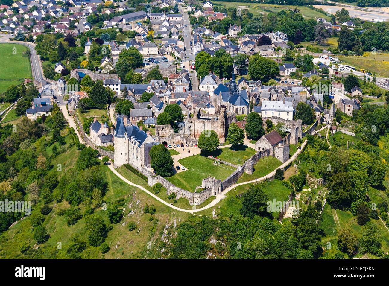 France, Mayenne, Sainte Suzanne, labelled Les Plus Beaux Villages de
