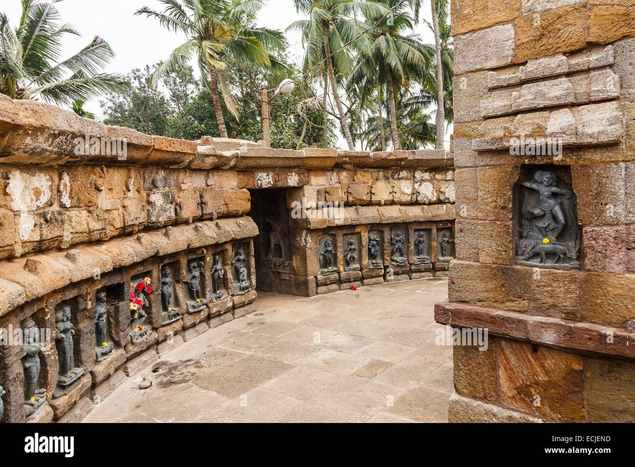 India, Odisha, Hirapur, Chausathi Yogini temple dated 9th century Stock Photo