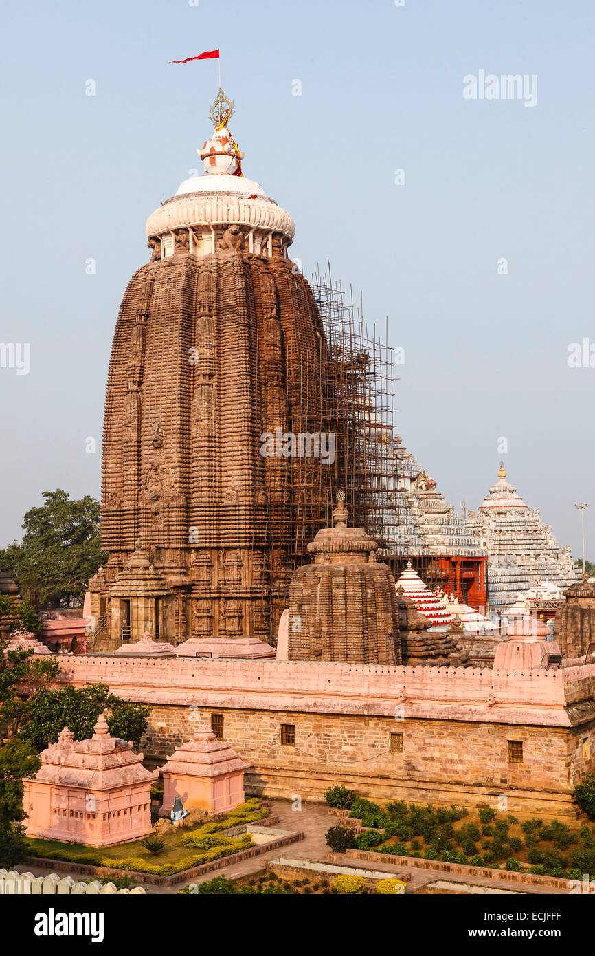 India, Odisha, Puri, Jagannath temple 12th century Stock Photo