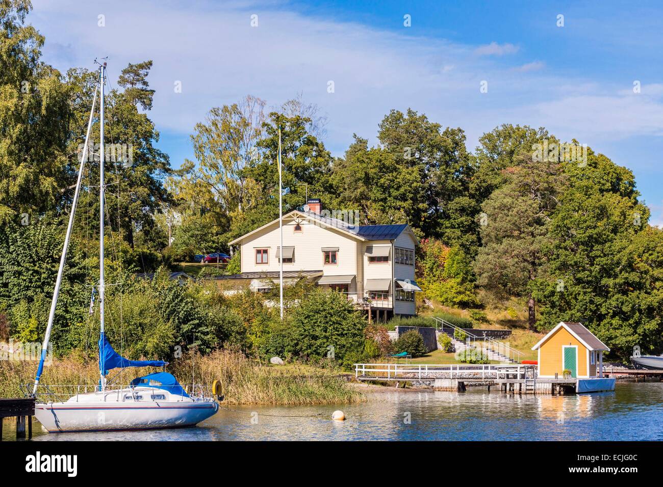 Sweden, Stockholm, Stockholm archipelago is one of the largest in the