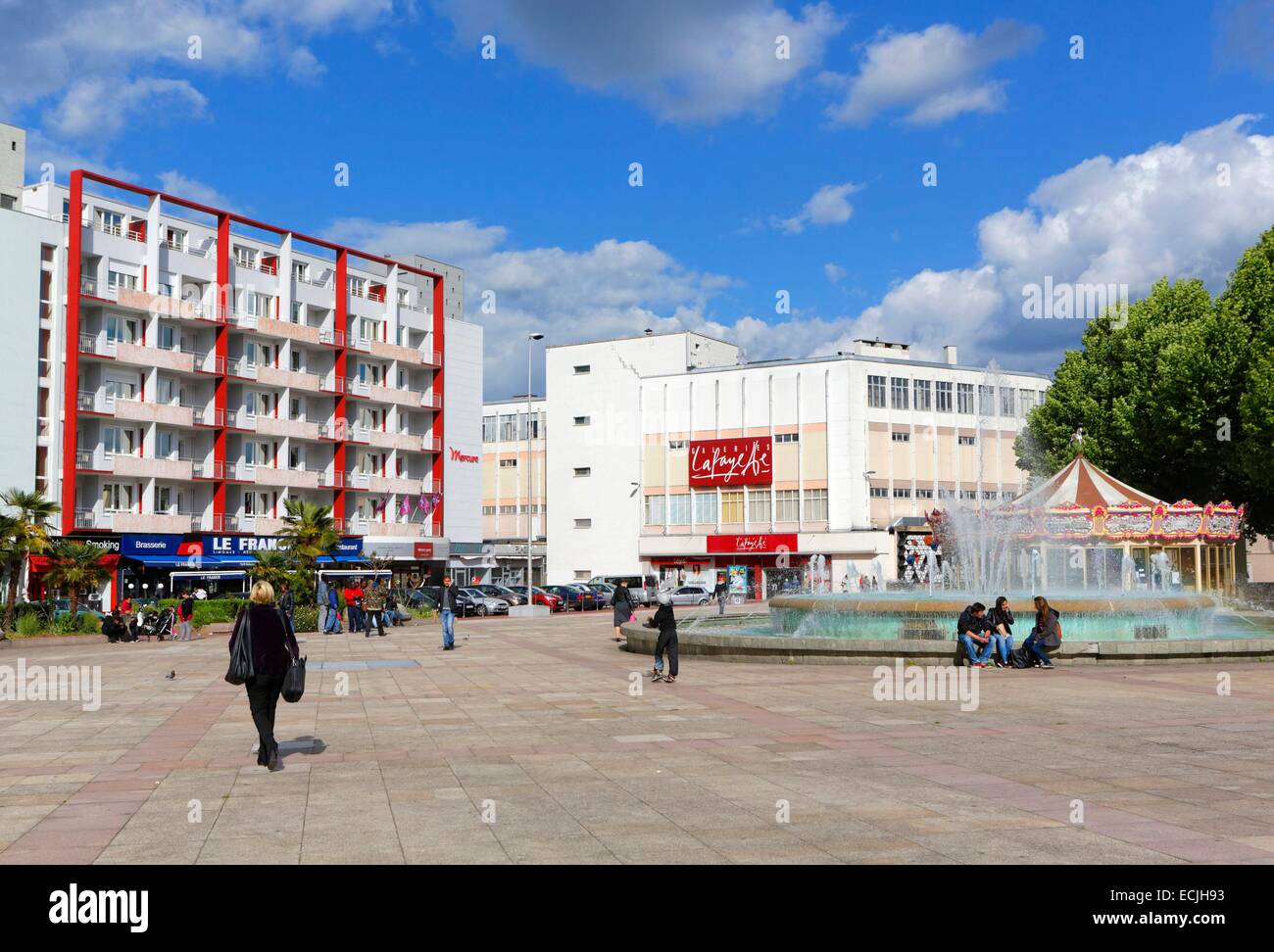 France, Haute Vienne, Limoges, place de la Republique Stock Photo Alamy