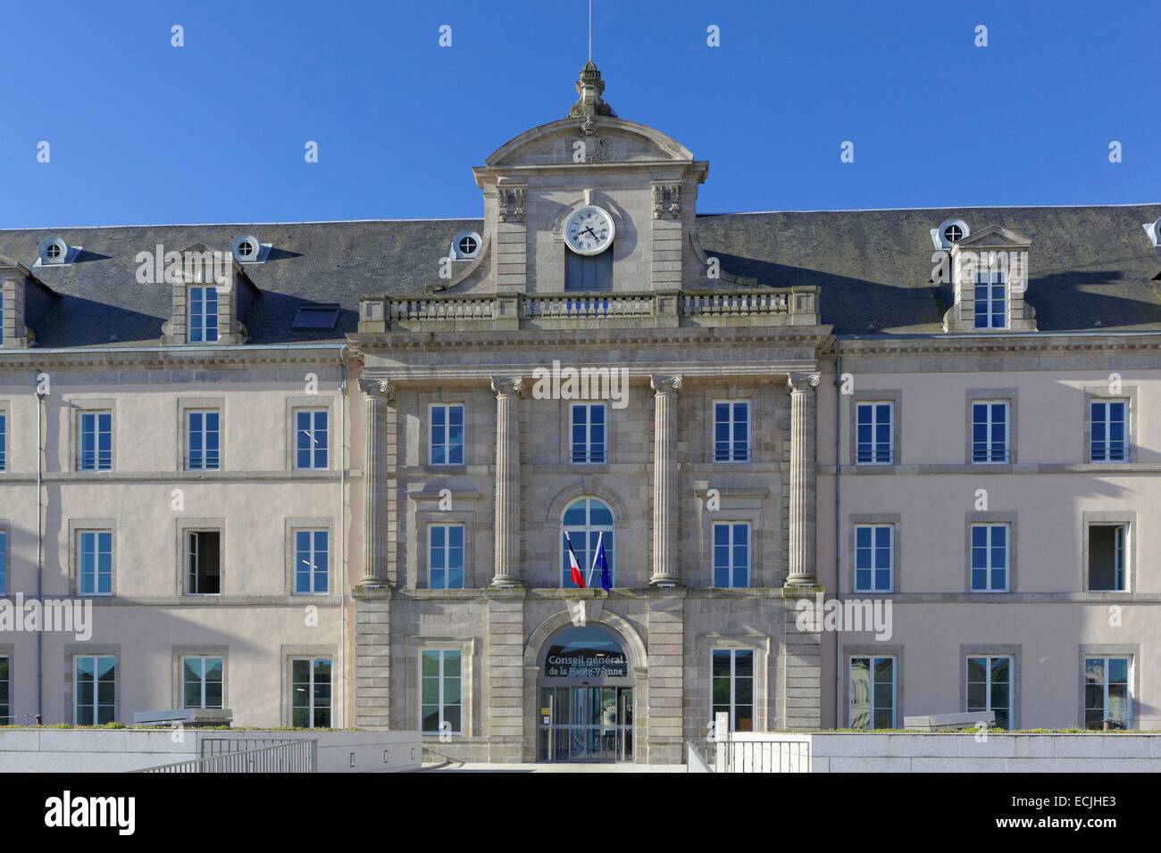 France, Haute Vienne, Limoges, Hotel du Departement Stock Photo