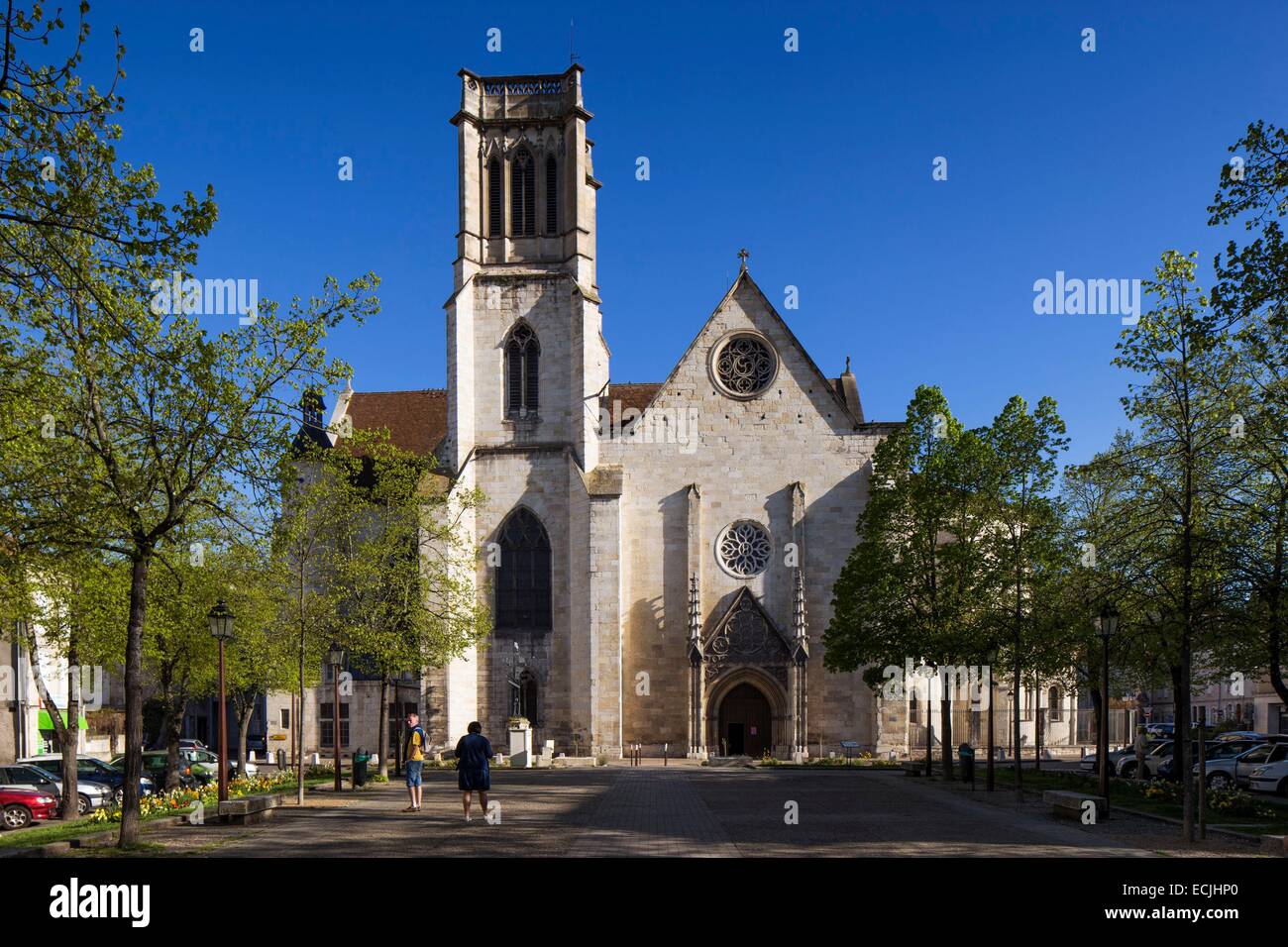 France, Lot et Garonne, Agen, Saint-Caprais Cathedral Stock Photo