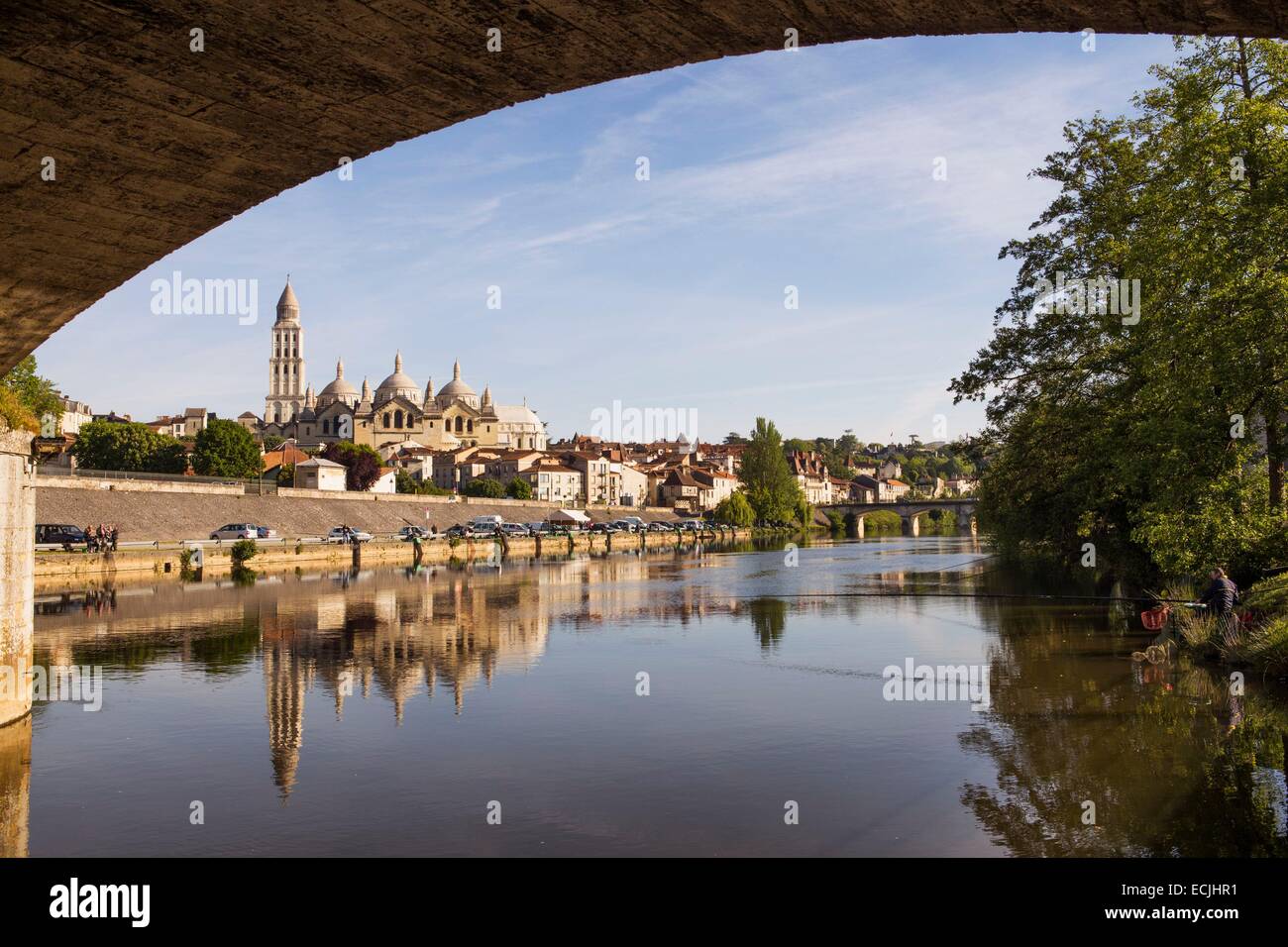France, Dordogne, Perigord Blanc, Perigueux, Saint Front Byzantine ...