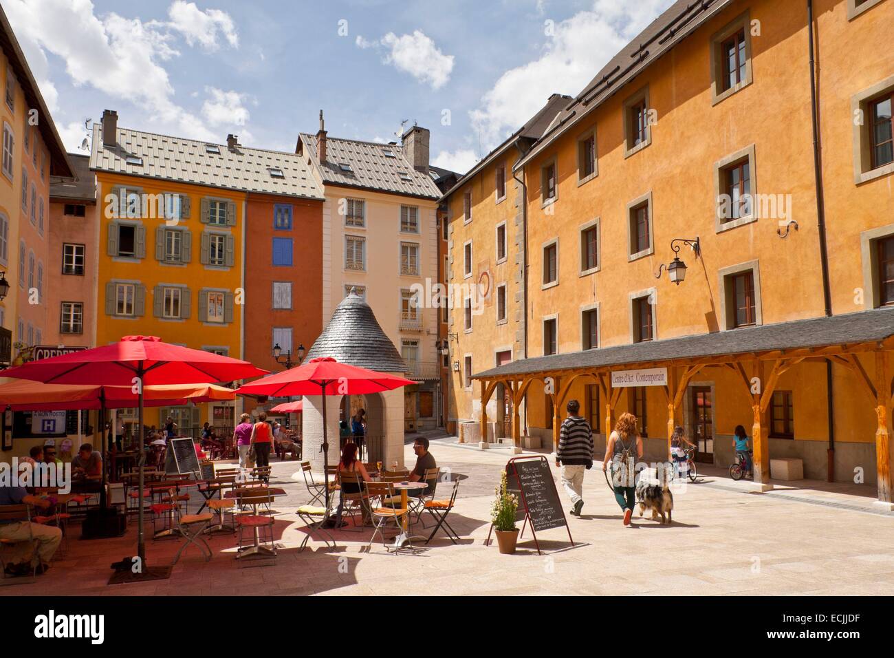 France, Hautes Alpes, Briancon, the parade, Vauban site listed as World Heritage by UNESCO Stock Photo