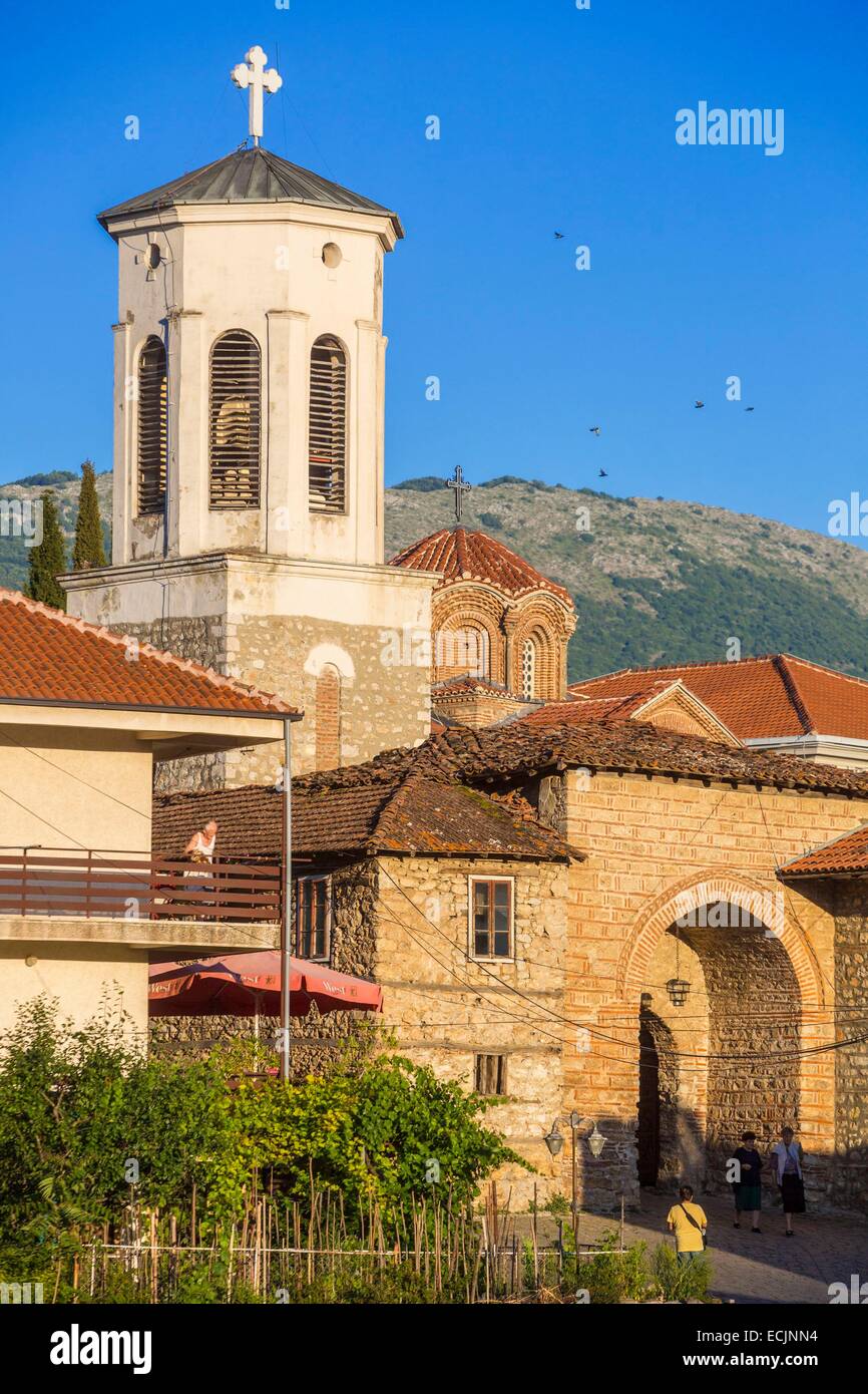 Republic of Macedonia, Ohrid, listed as World Heritage by UNESCO, the church Stock Photo