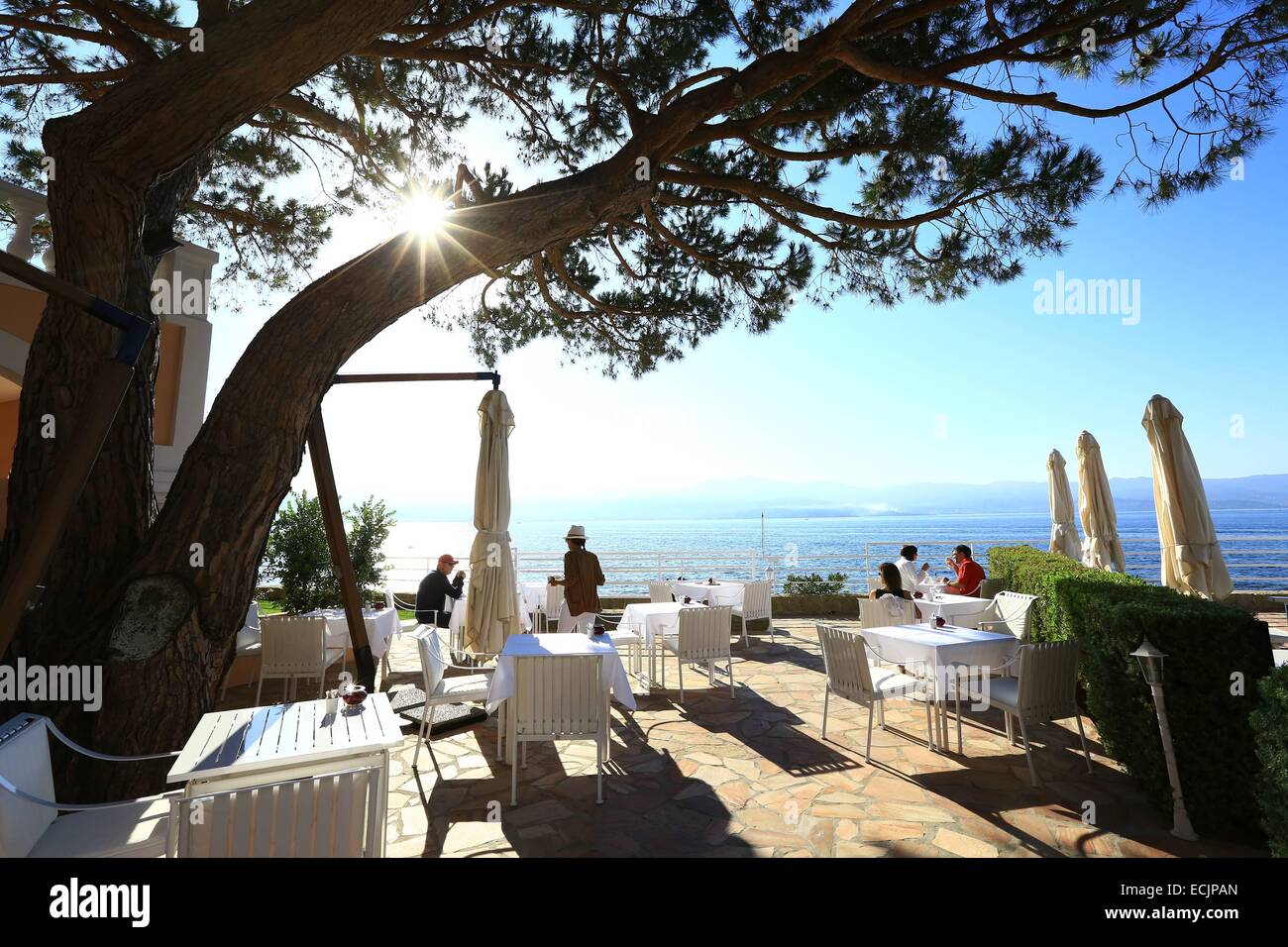 France, Corse du Sud, Ajaccio, Hotel Les Mouettes Stock Photo - Alamy