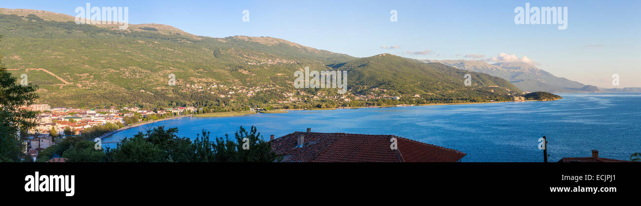 Republic of Macedonia, Lake Ohrid, listed as World Heritage by UNESCO Stock Photo