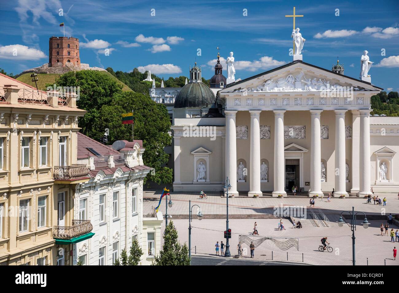 Lithuania (Baltic States), Vilnius, historical center, listed as World Heritage by UNESCO