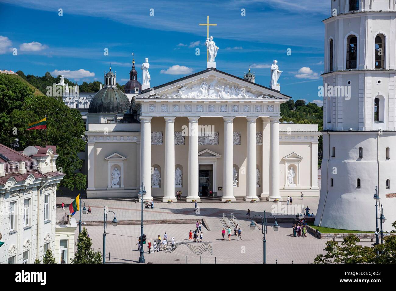 Lithuania (Baltic States), Vilnius, historical center, listed as World Heritage by UNESCO, the