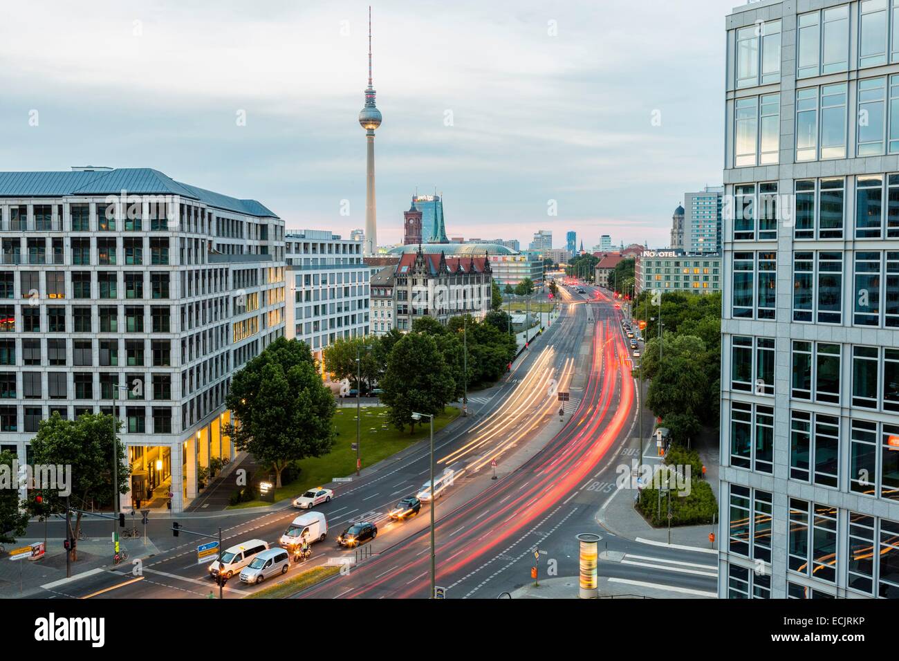 Germany, Berlin, East Berlin's Mitte district, the Leipziger Avenue and