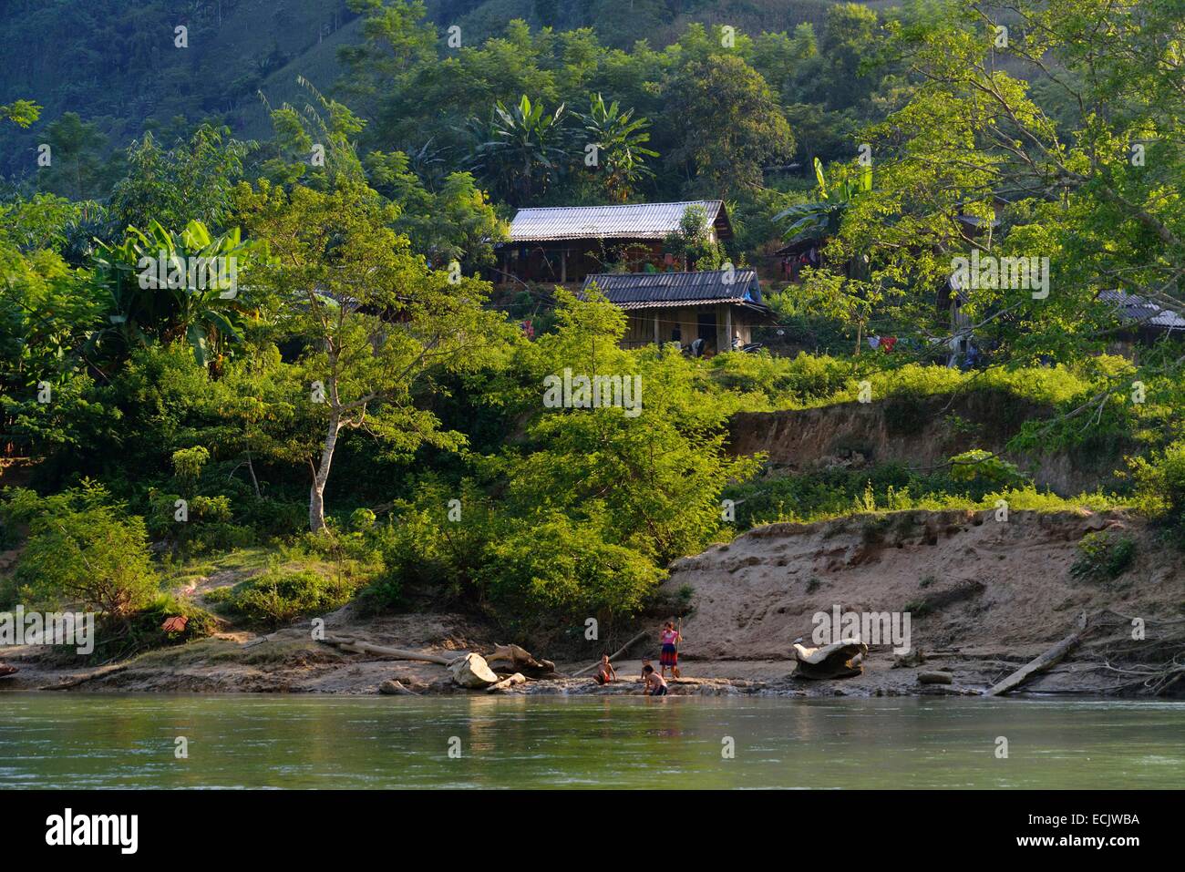Vietnam, Lao Cai province, Coc Ly, Chay river Stock Photo