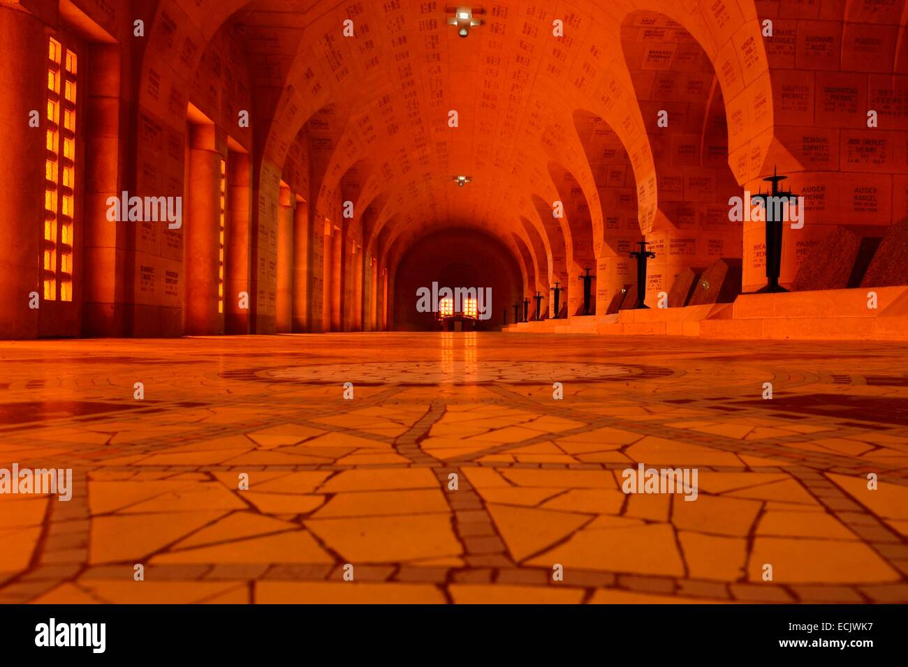 France, Meuse, Douaumont, battle of Verdun, ossuary of Douaumont