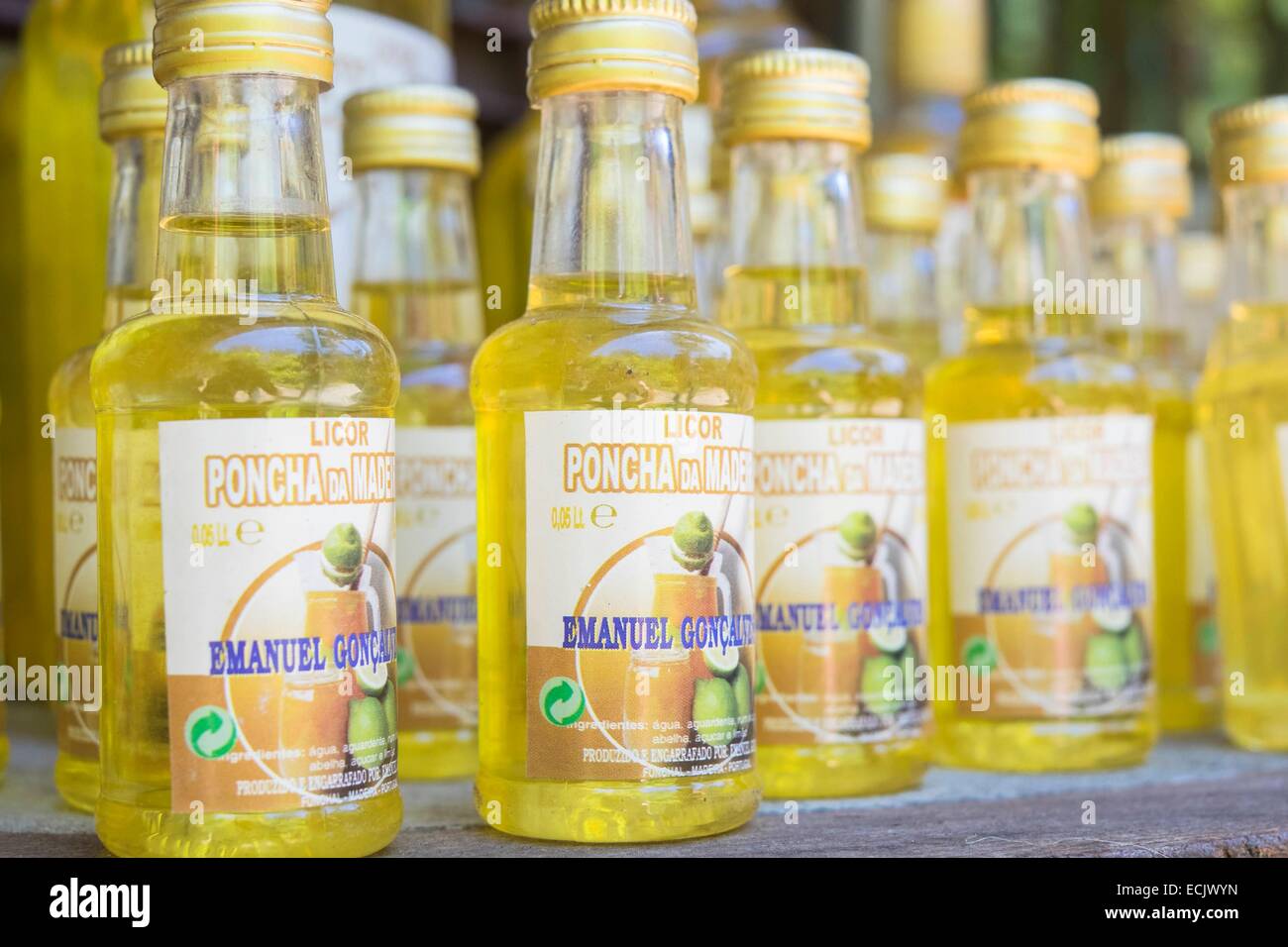 Portugal, Madeira island, Poncha, Madeira speciality with rum Stock Photo