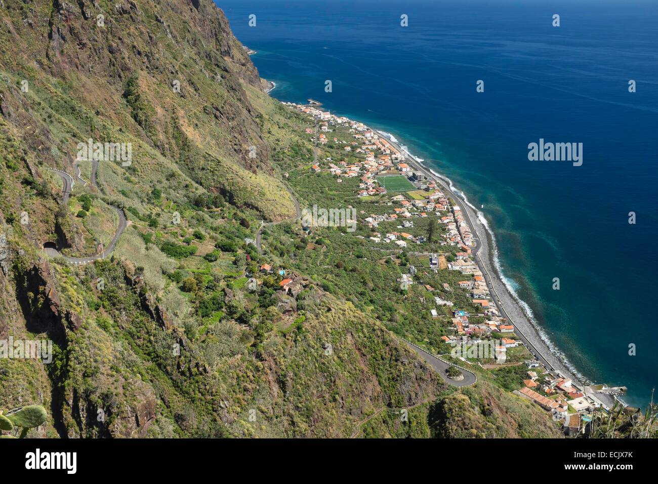 Portugal, Madeira island, south coast, Paul do Mar Stock Photo - Alamy