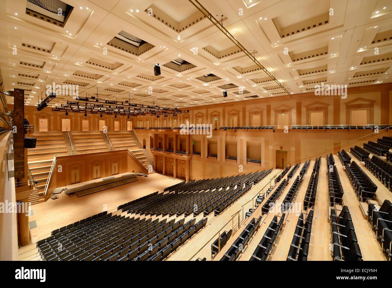 France, Moselle, Metz, the auditorium of the Arsenal rehabilitated and refurbished by architect Ricardo Bofill Stock Photo - Alamy