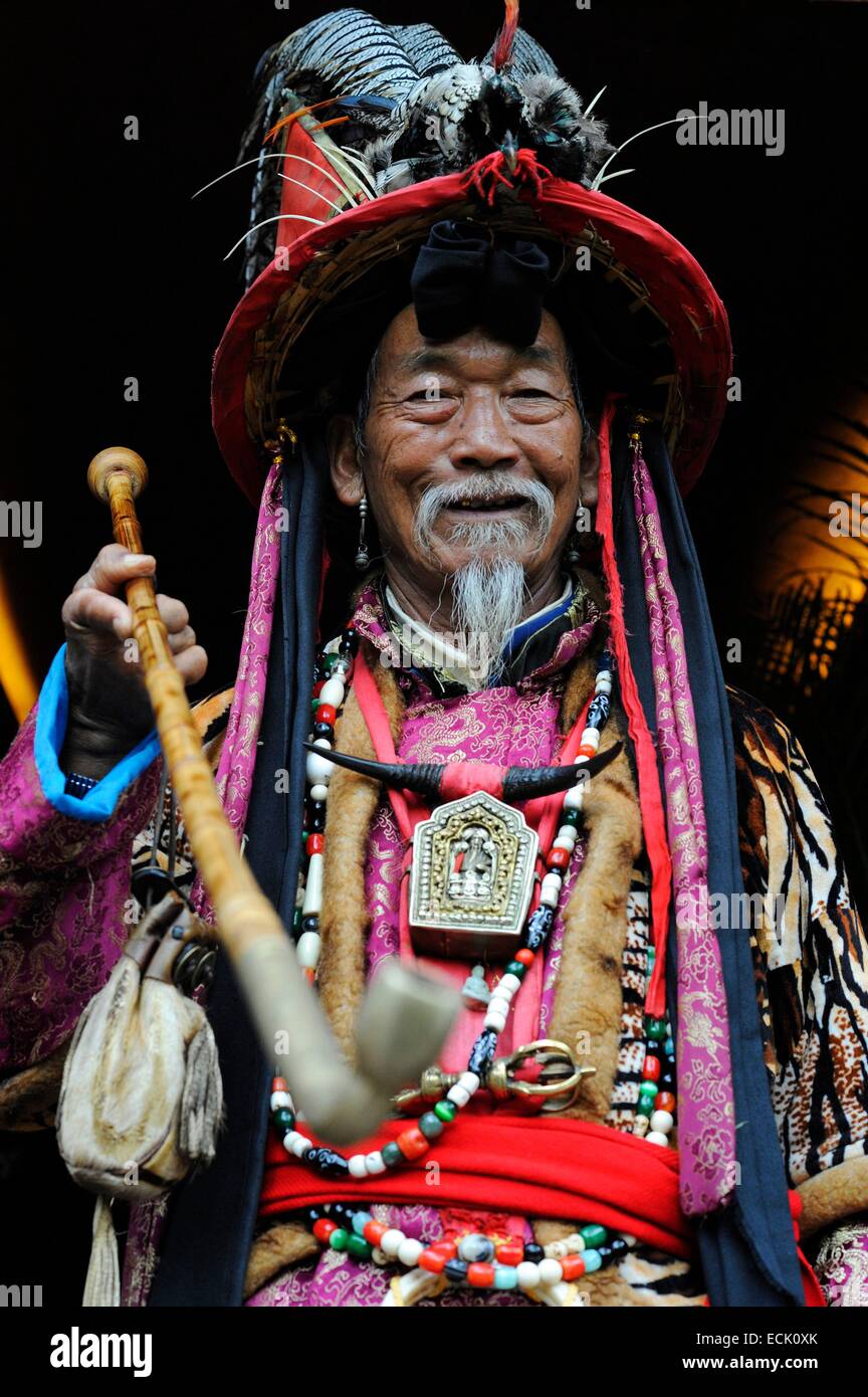 China, Yunnan Province, Lijiang, Dongba Shaman Stock Photo Alamy