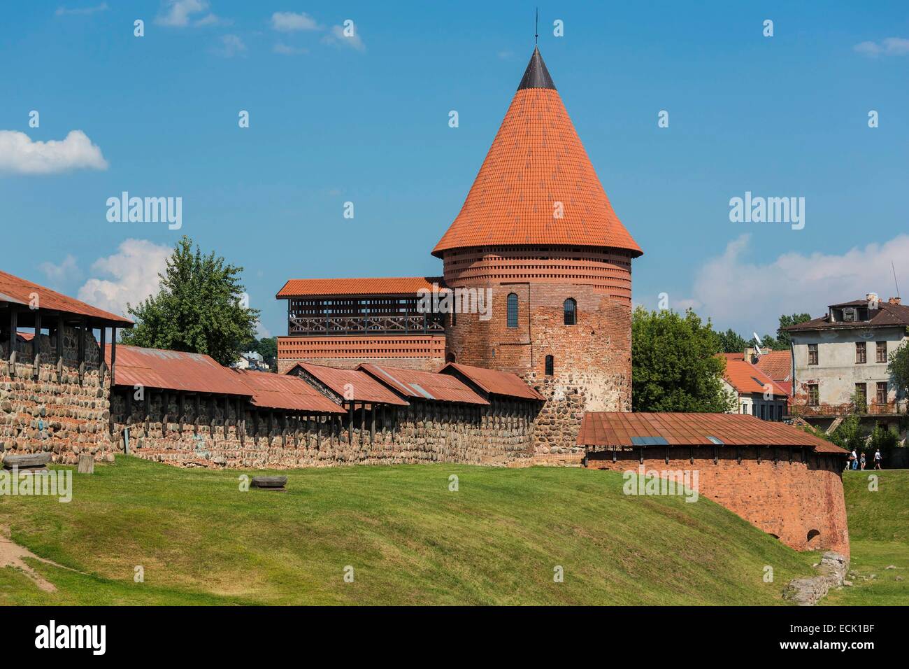 Lithuania (Baltic States), Kaunas County, Kaunas, Kaunas castle from the 13th century Stock Photo