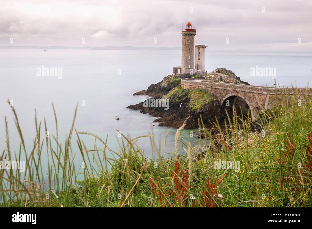 France, Finistere, Iroise Sea, Goulet of Brest, Plouzane, Pointe du