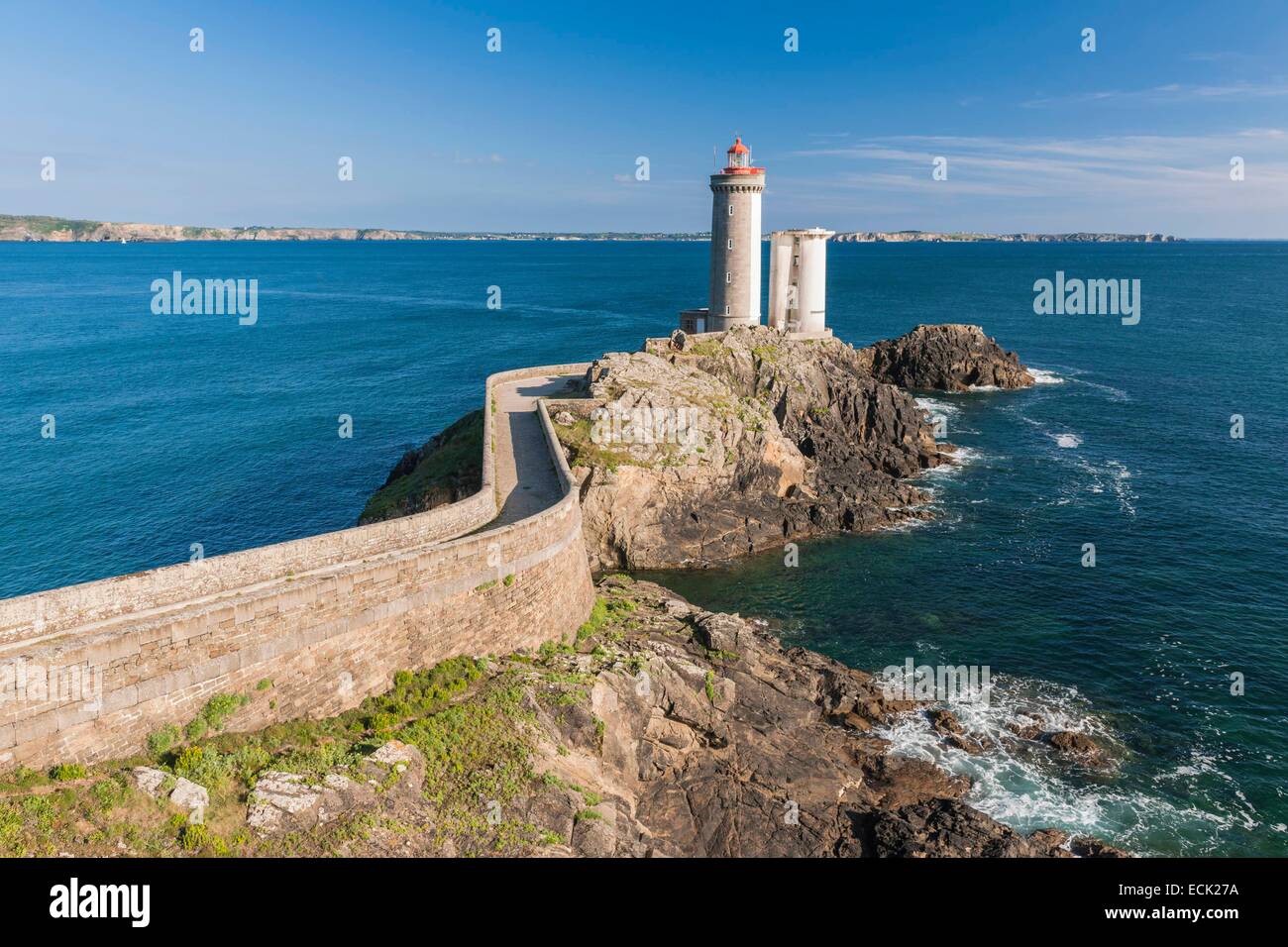 France, Finistere, Iroise Sea, Goulet of Brest, Plouzane, Pointe du