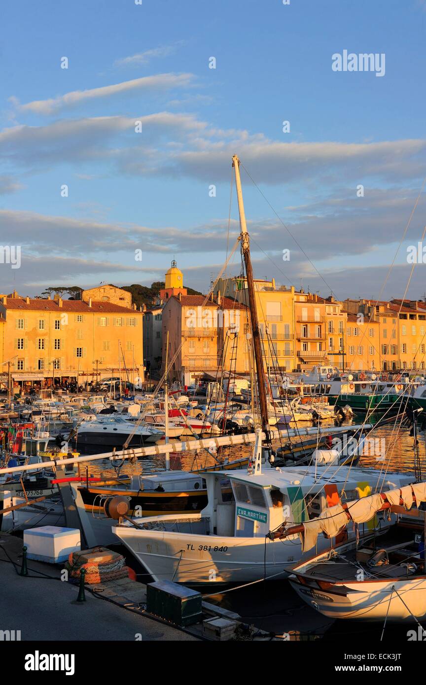 France, Var, Saint Tropez, the old port Stock Photo - Alamy