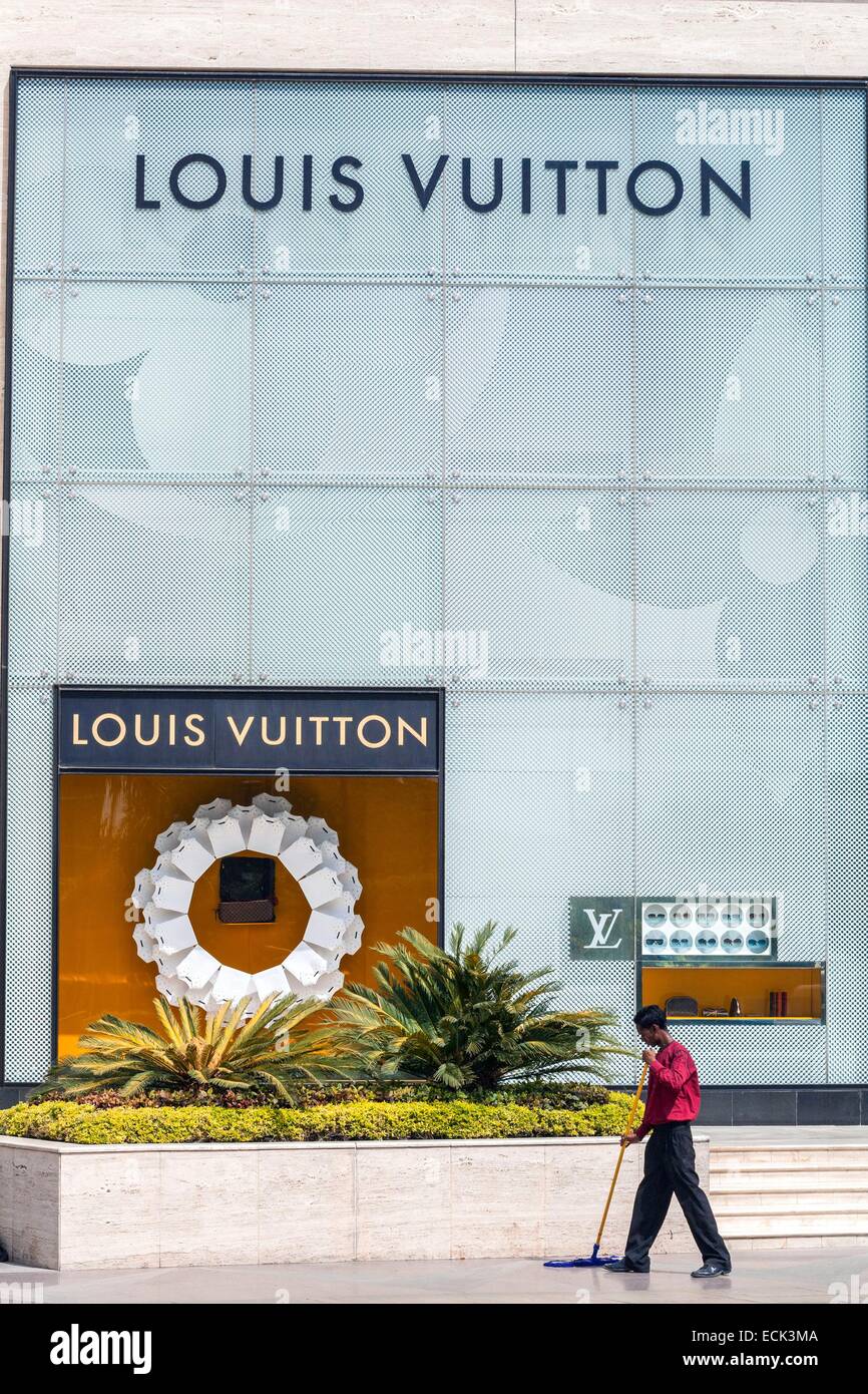 Louis Vuitton Store India Stock Photo - Download Image Now - India