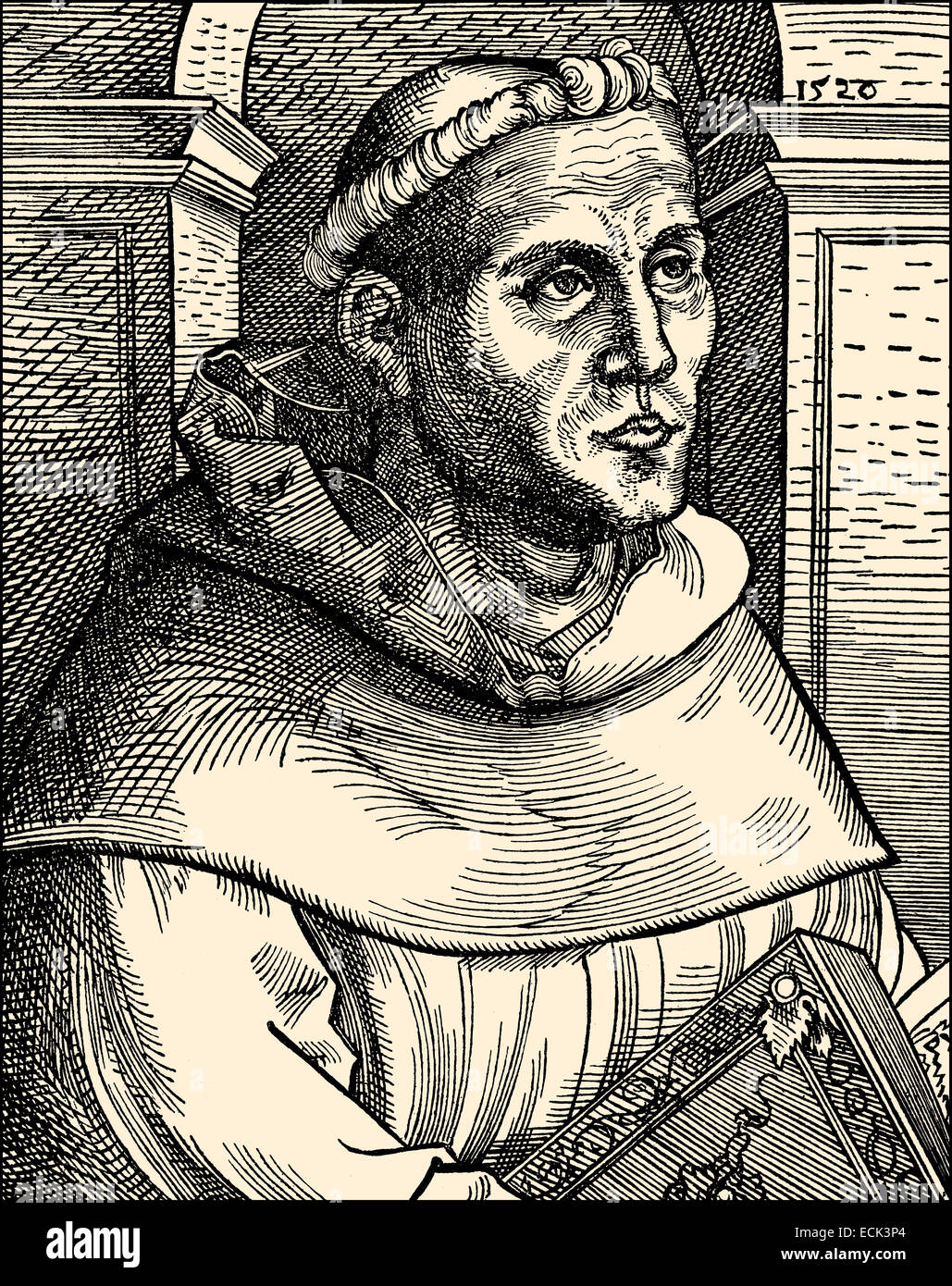 Martin Luther as a monk, 1483 - 1546, theologian and reformer, Martin