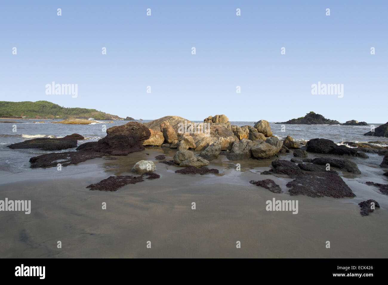 Kudle beach at Gokarna in Karnataka Stock Photo