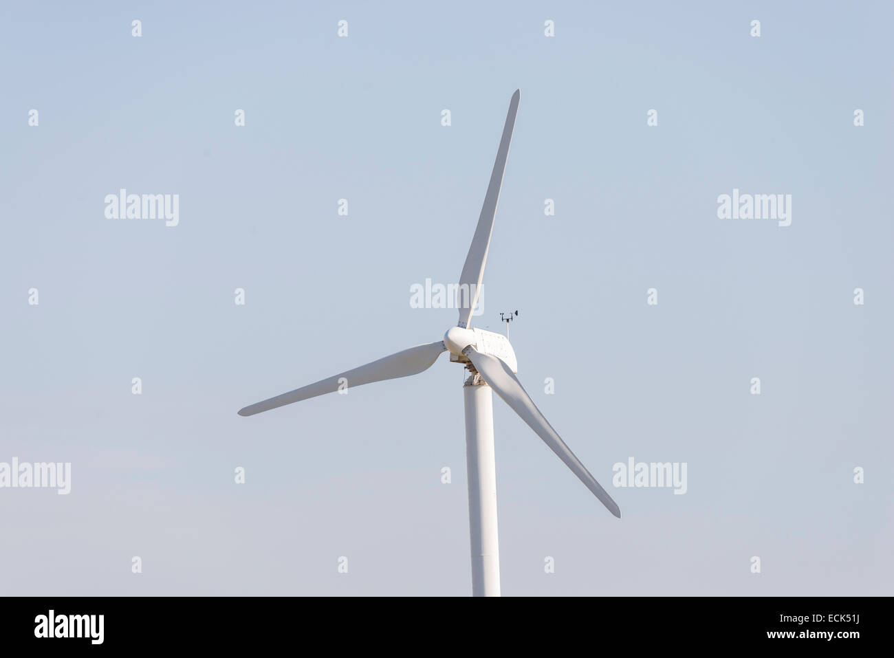 wind power electricity generators by wind Stock Photo