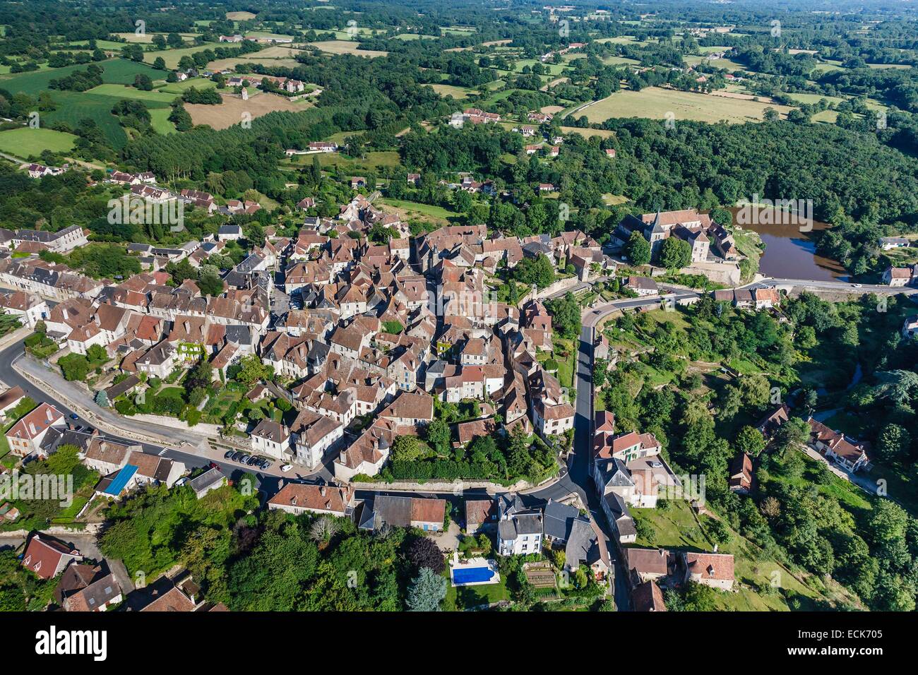France, Indre, Saint Benoit du Sault, labelled Les Plus Beaux Villages