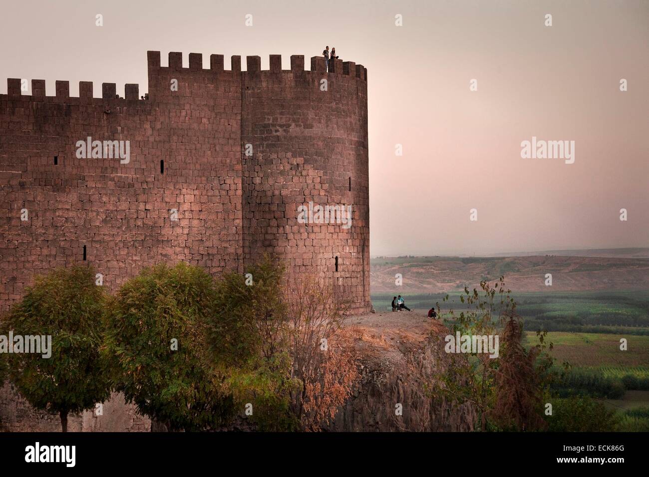 Turkey, South Eastern Anatolia, Kurdistan, Diyarbakir. Kaci Burcu, the Walls Stock Photo