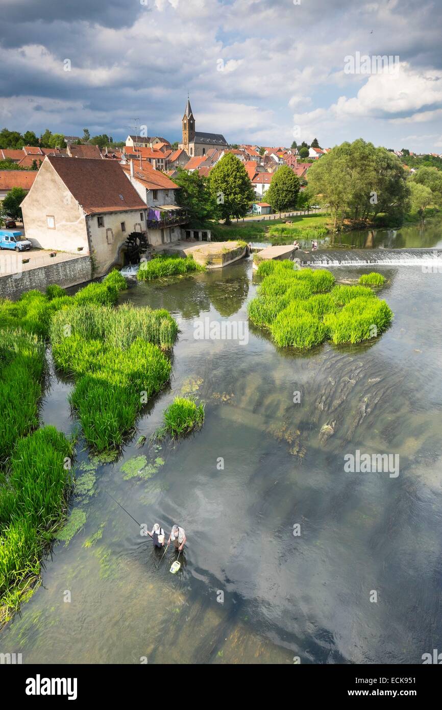 France, Moselle, Sarre valley, Sarreinsming Stock Photo Alamy