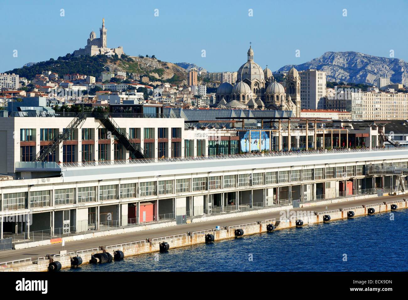Cathedral and quay de la joliette marseille france hires stock photography and images Alamy