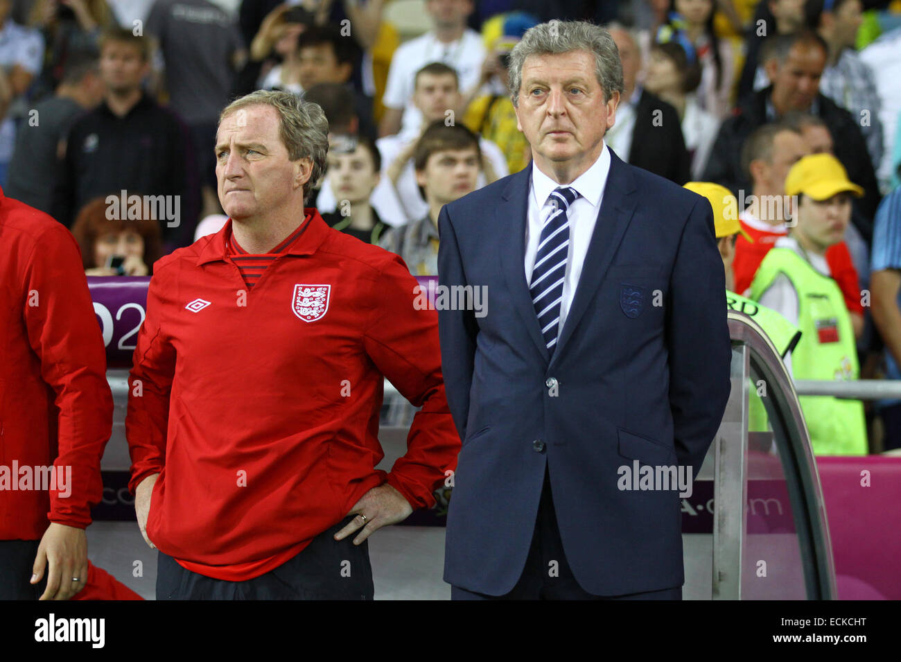 Head coach of England national football team Roy Hodgson (R) and his Stock  Photo - Alamy