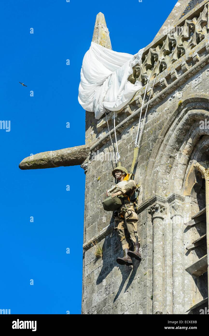 Sainte mère église paratrooper hires stock photography and images Alamy
