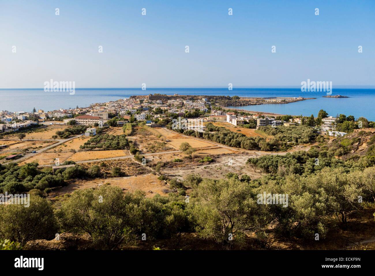 Greece, Crete Southwest, the village of Paleochora Stock Photo
