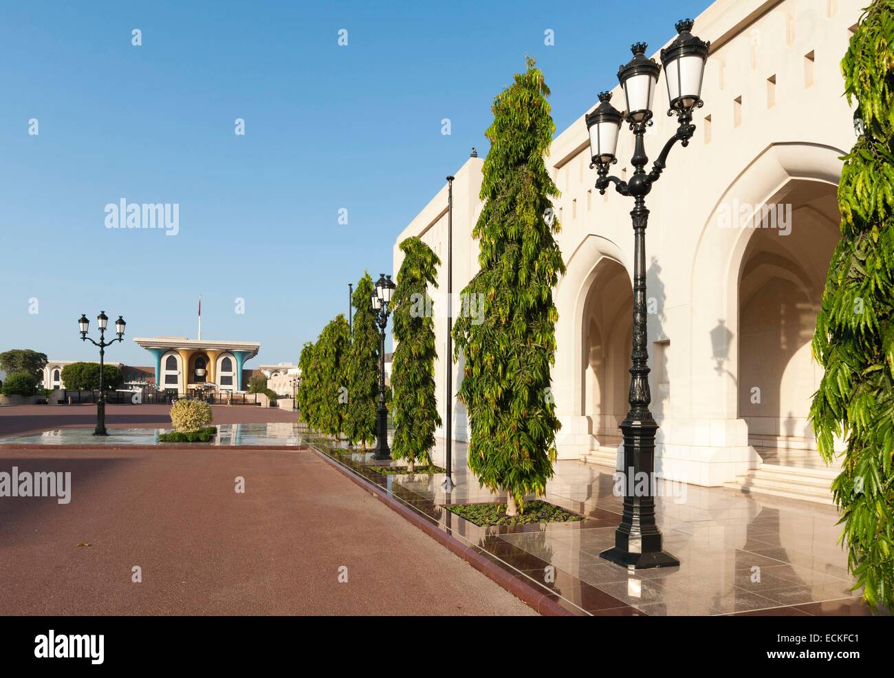 Oman, Muscat, Sultan Qaboos Palace Stock Photo