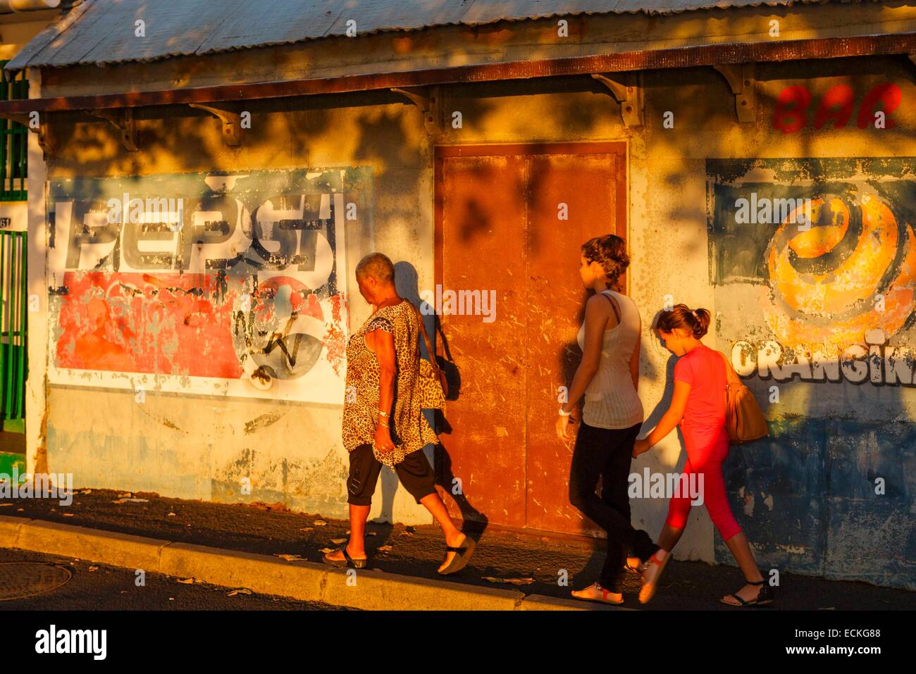 France, Reunion island, Saint Pierre, Terre Sainte, cityscape