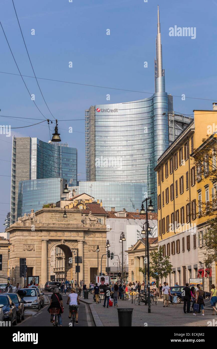 Porta garibaldi unicredit tower hi-res stock photography and images - Page  3 - Alamy
