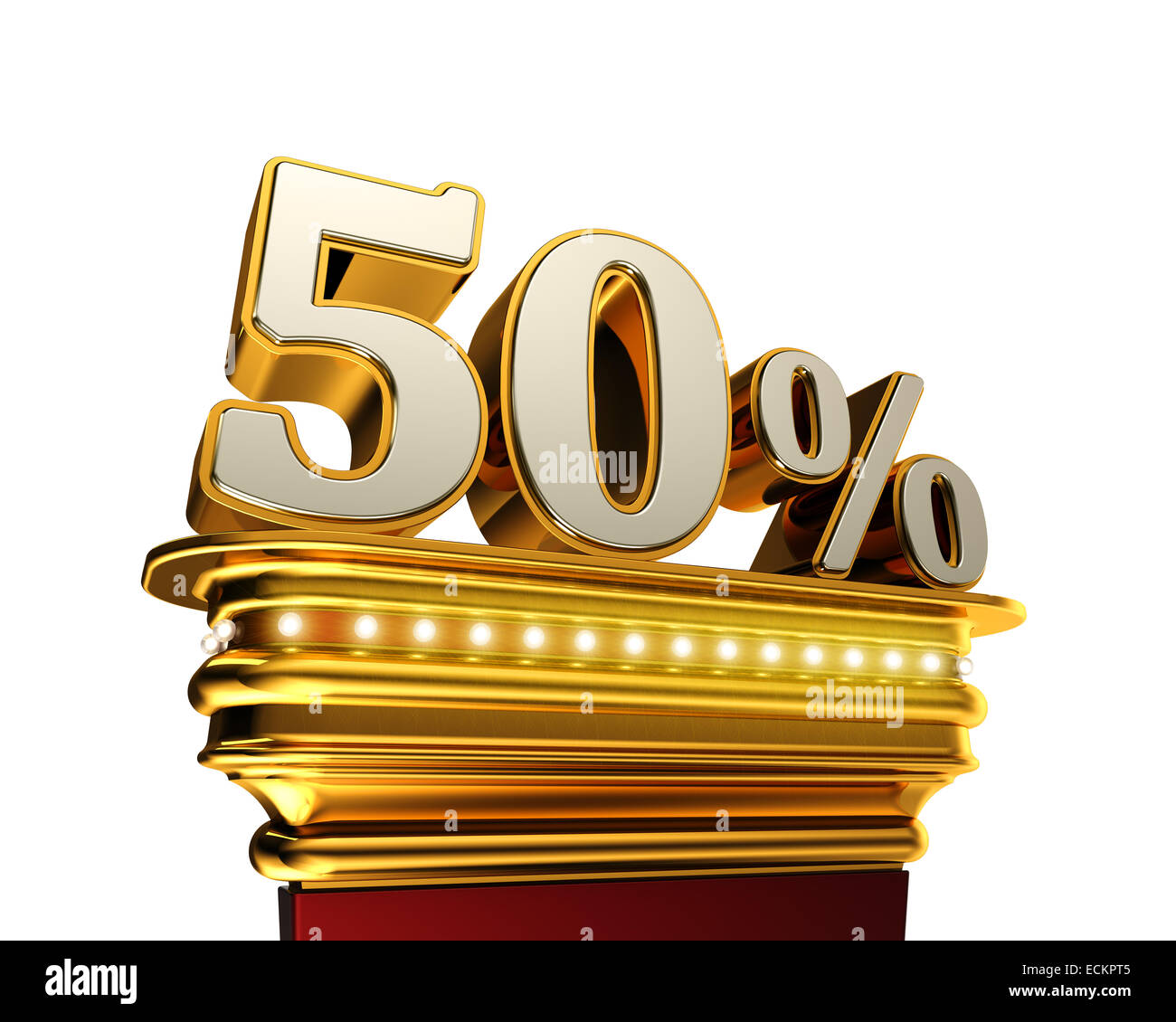 Golden Fifty Number High Resolution Stock Photography And Images Alamy