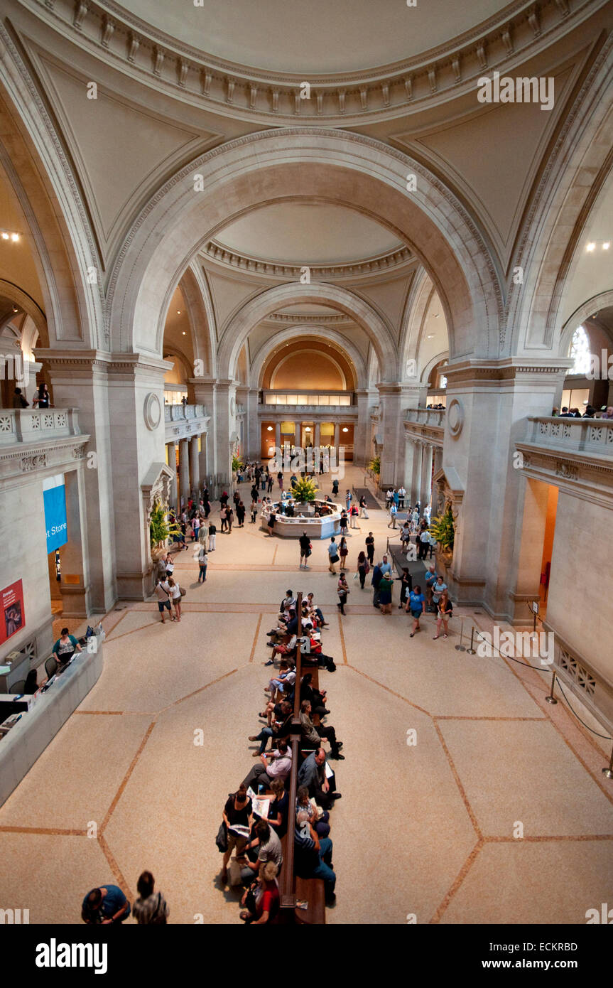 United States, New York City, Manhattan, East Side, Metropolitan Museum of Art Stock Photo