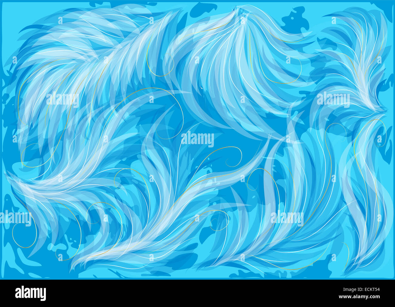 abstract blue feathers Stock Photo Alamy