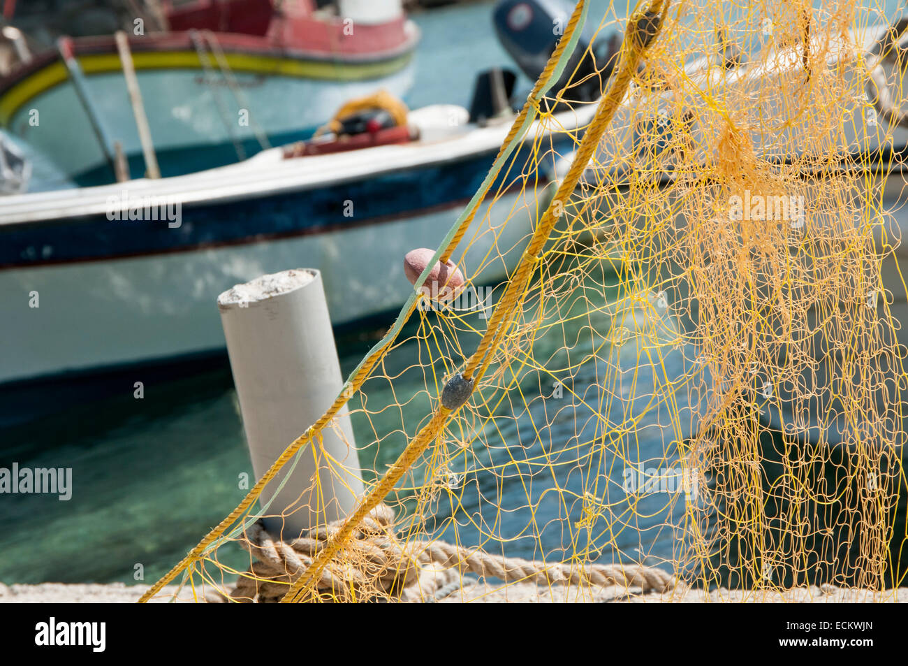 fishing nets stretched out on the pier Stock Photo Alamy