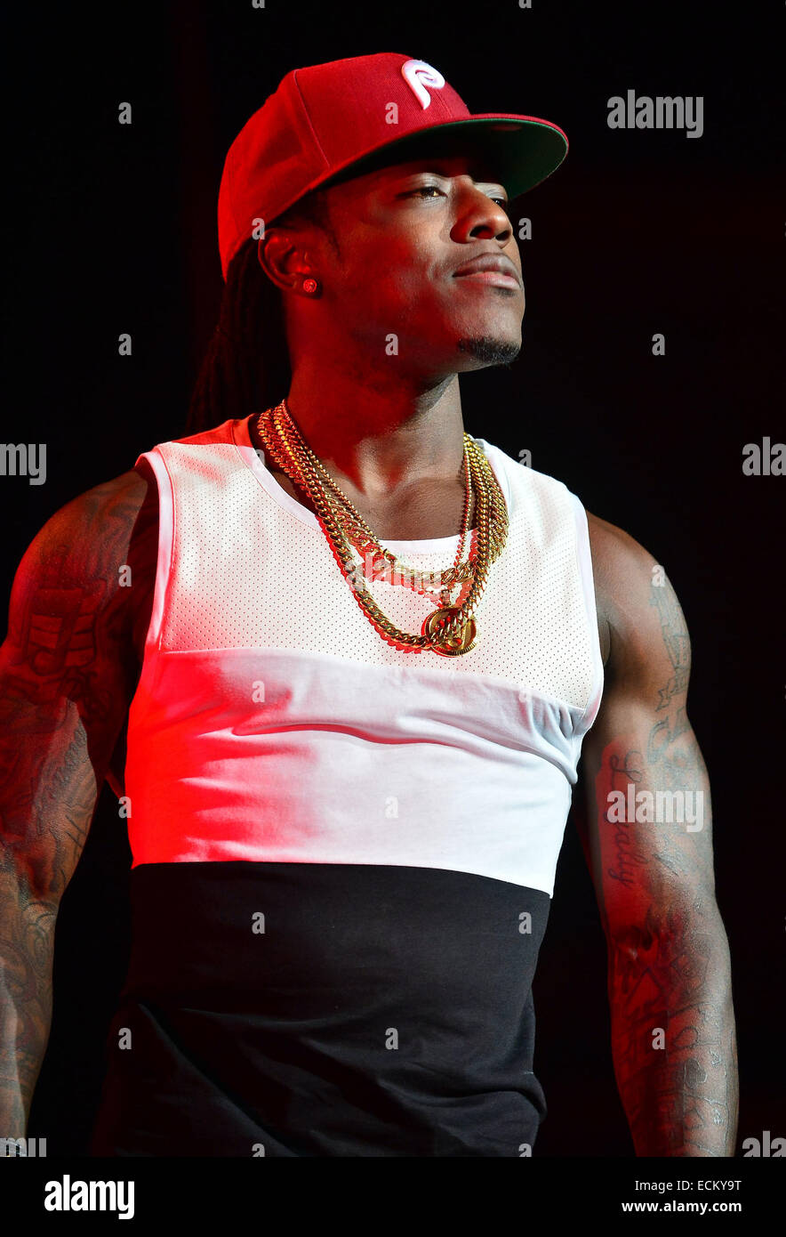 Ace Hood live in concert at 103.5 The Beat presents 'The Beat Down 2014'  Featuring: Ace Hood Where: Sunrise, Florida, United States When: 12 Jun  2014 Stock Photo - Alamy