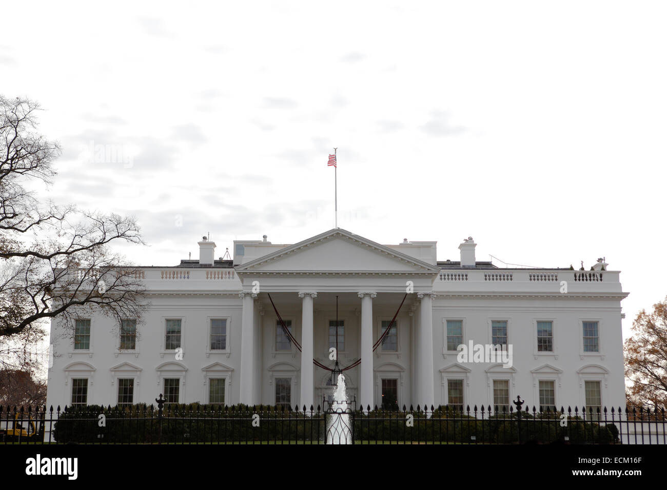 The White House in Washington DC Stock Photo