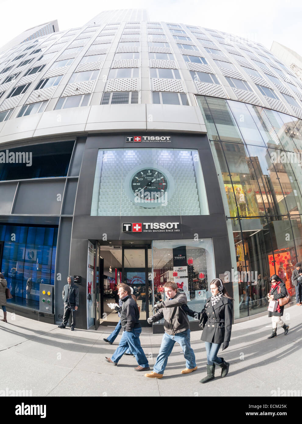 Tissot Swiss Watches store on Bond Street London UK Stock Photo