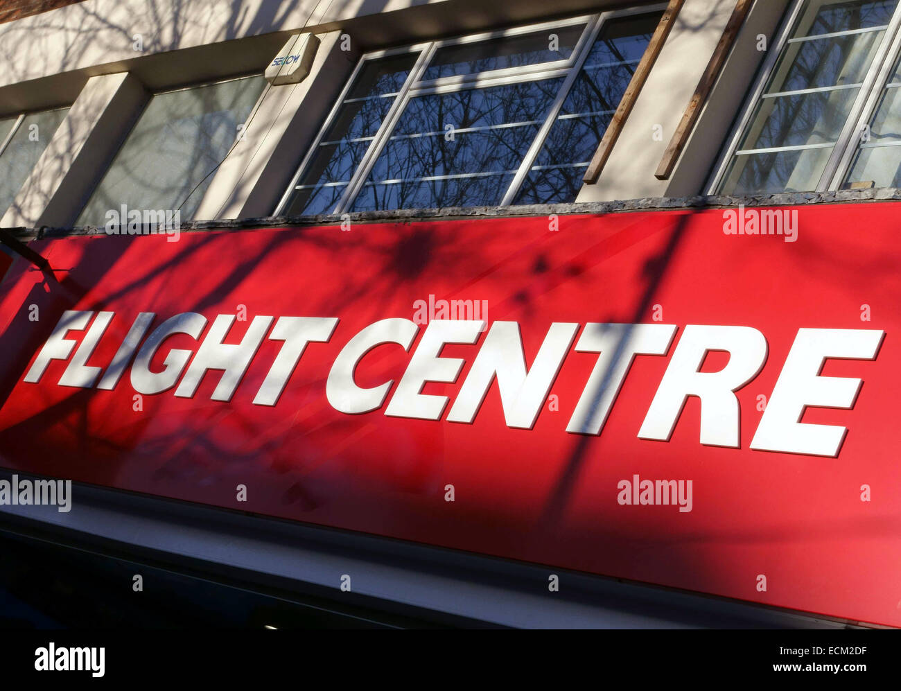 Branch of Flight Centre travel agents, London Stock Photo Alamy
