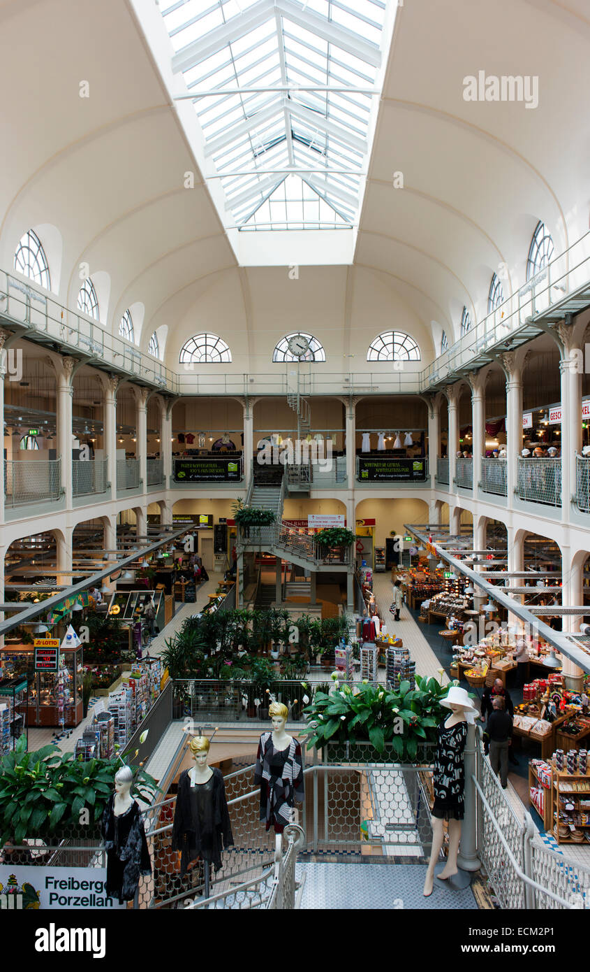 Markt Halle in Dresden's new town is a restored traditional market