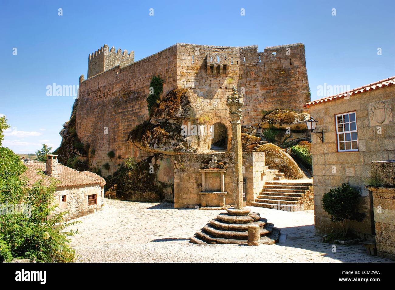 Medieval castle of Sortelha, Portugal Stock Photo